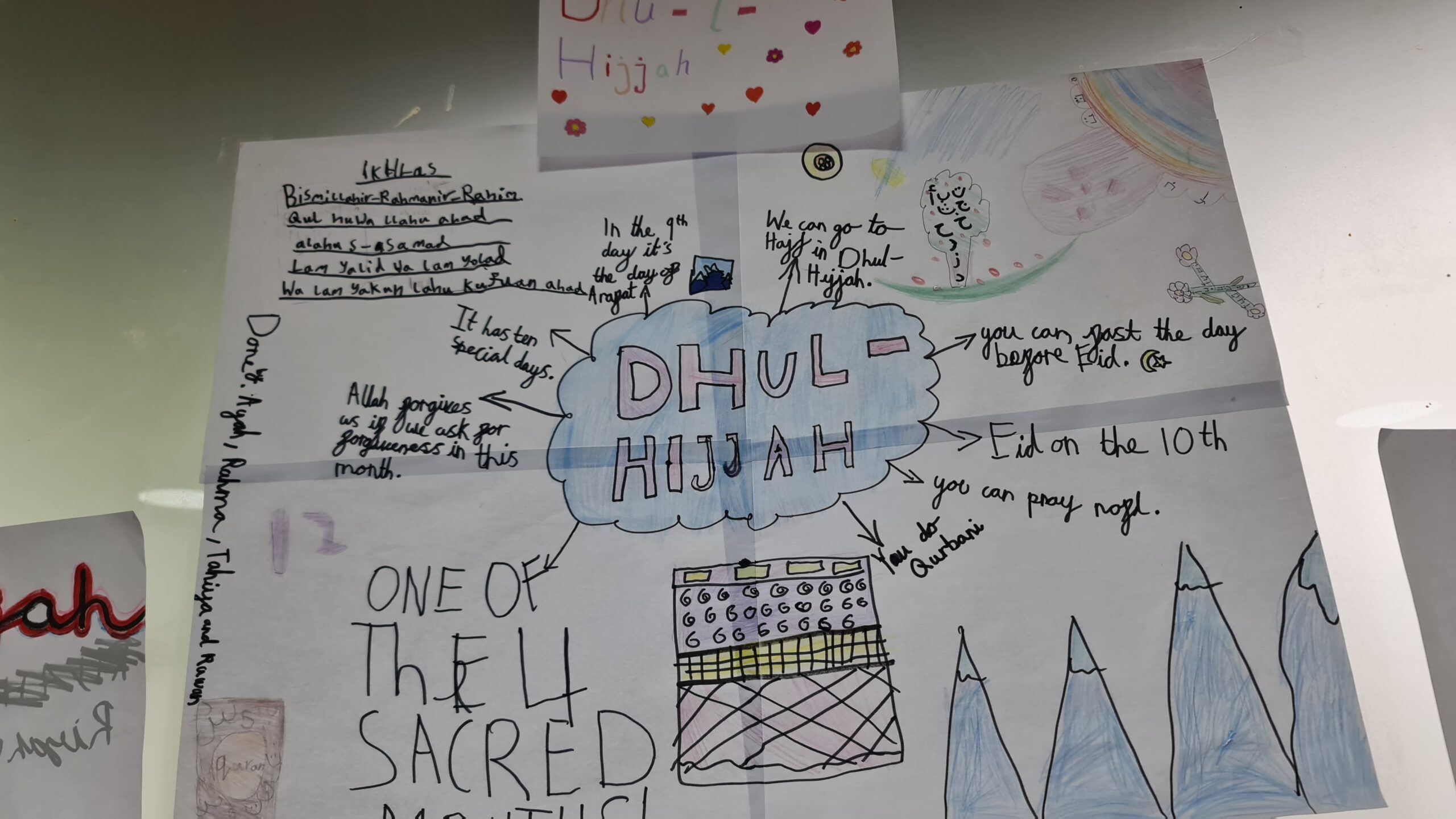 Ummah Academy pupils working during a lesson